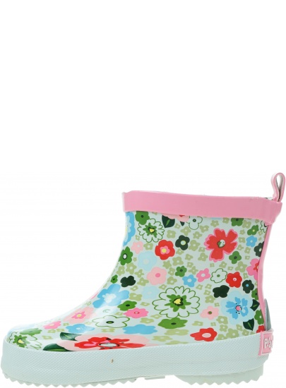 Kalosze w Kwiatuszki PLAYSHOES 180364 Rubber Boots Low Flowers