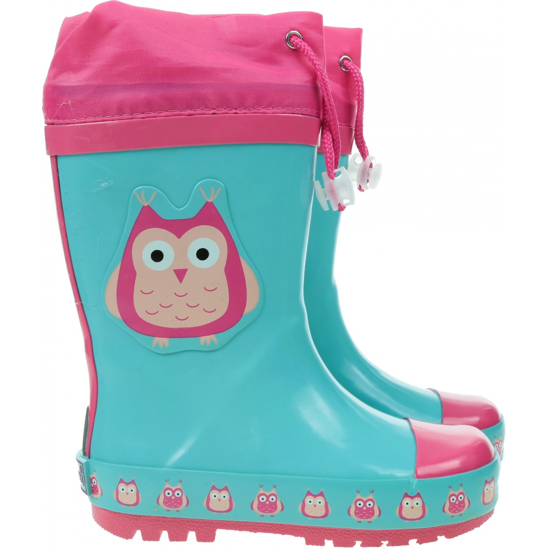 Kalosze z Sową PLAYSHOES 188599 Rubber Boots Owls