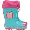PLAYSHOES 188599 Rubber Boots Owls 1