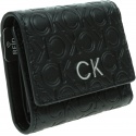 Portfel Damski CALVIN KLEIN Re-Lock Trifold XS K60K611321 BAX