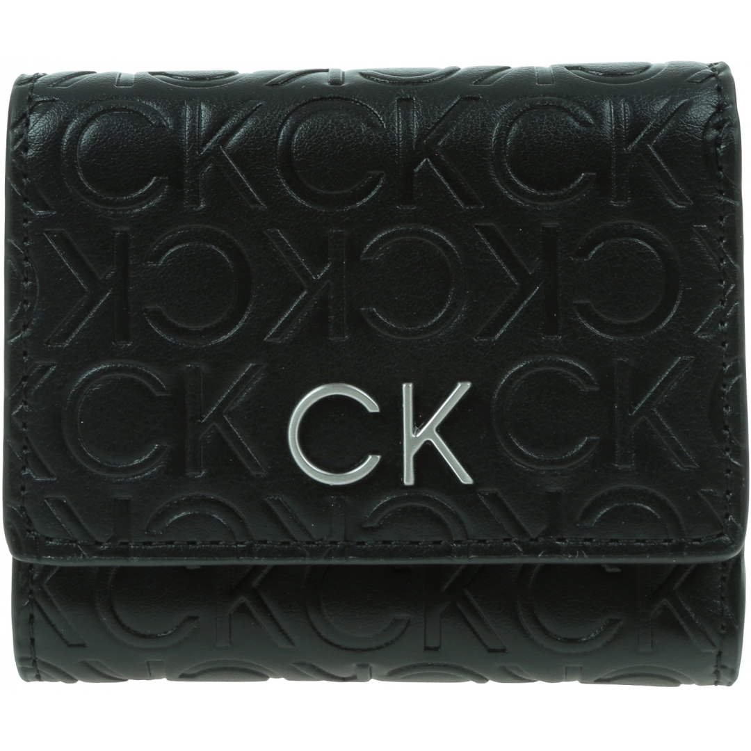 Portfel Damski CALVIN KLEIN Re-Lock Trifold XS K60K611321 BAX