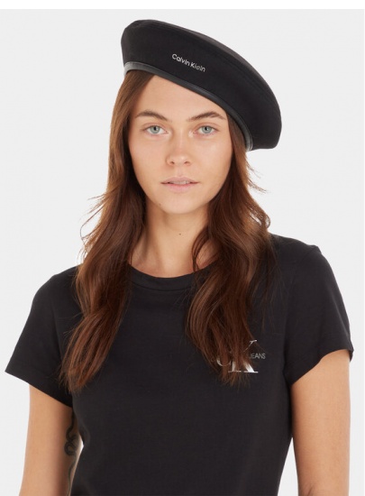 Wełniany Beret CALVIN KLEIN K60K610820 BAX