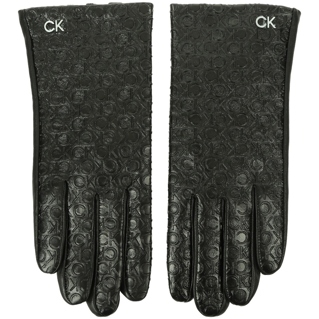 Rękawiczki Damskie CALVIN KLEIN Re-Lock Leather Gloves K60K611165 BAX