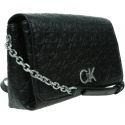 CALVIN KLEIN Re-Lock Shoulder Bag Md - Emb K60K611061 BAX 2
