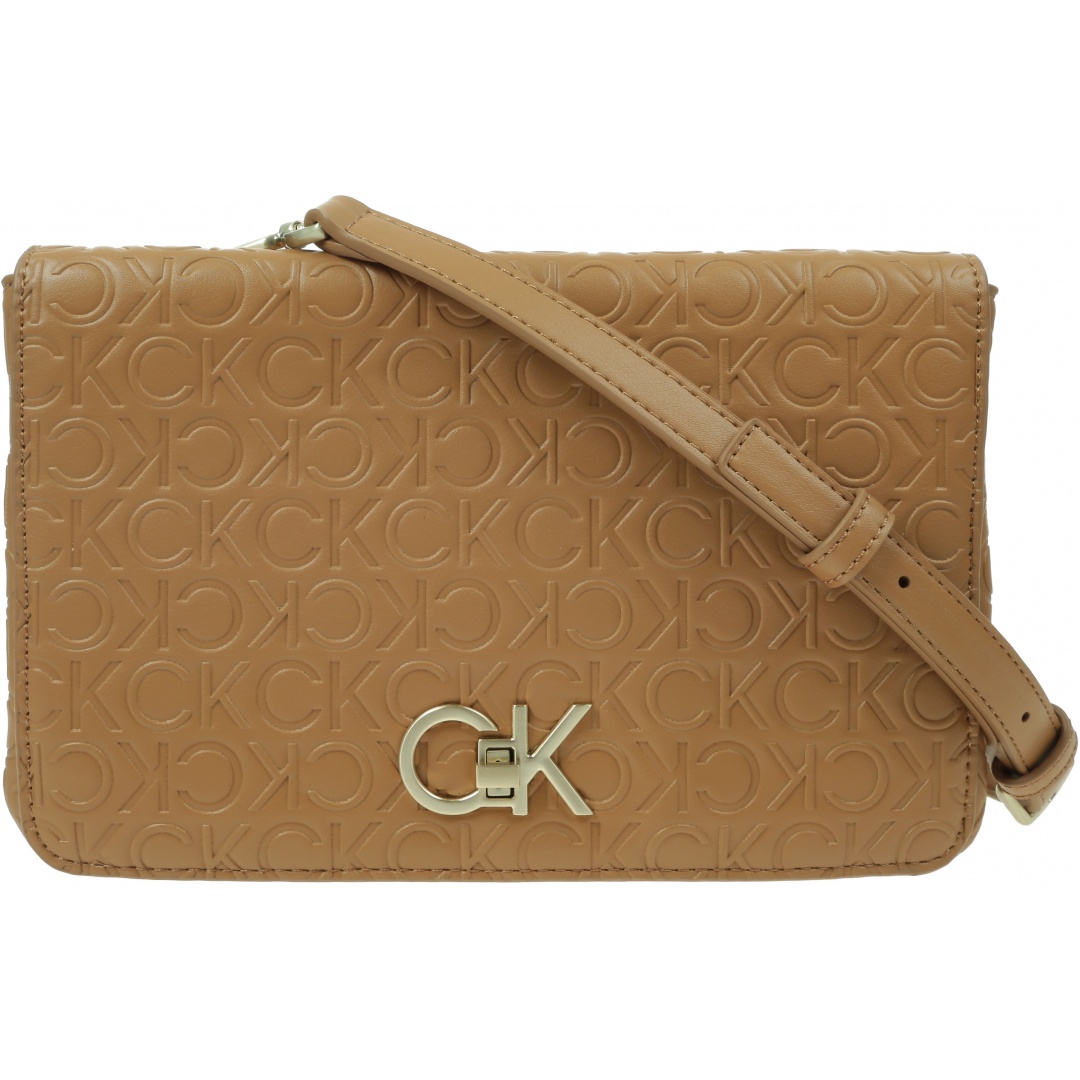 Torebka CALVIN KLEIN Re-Lock Double Gusett Xbody-Emb K60K611532 GA5