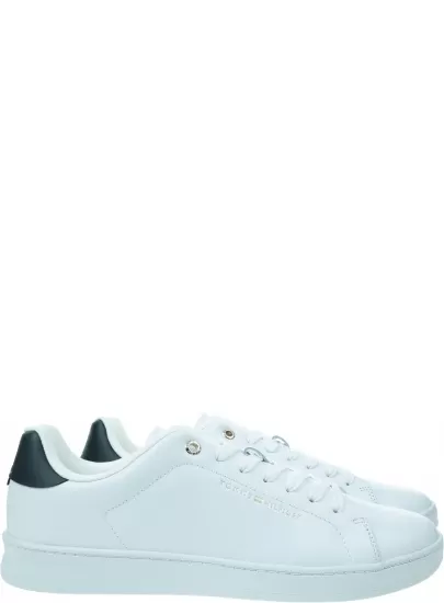 Sneakersy Męskie TOMMY HILFIGER Court Cupsole Leather Gold FM0FM04829 YBS