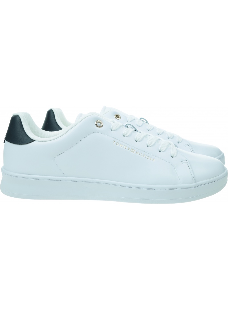 Sneakersy Męskie TOMMY HILFIGER Court Cupsole Leather Gold FM0FM04829 YBS