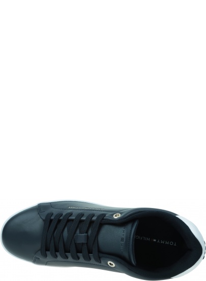Sneakersy Męskie TOMMY HILFIGER Court Cupsole Leather Gold FM0FM04829 DW5