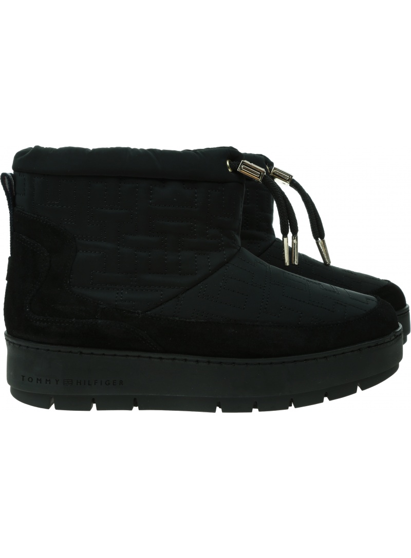 Śniegowce TOMMY HILFIGER Tommy Monogram Snowboot FW0FW07637 BDS