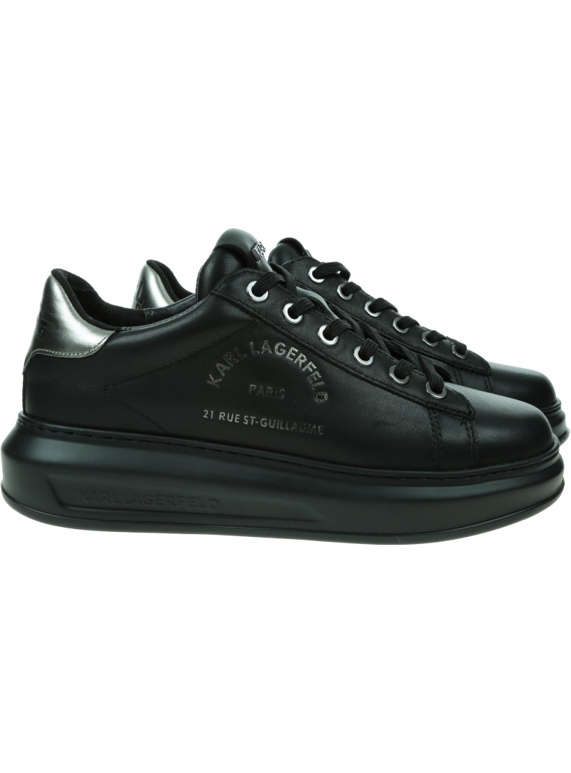 Sneakersy KARL LAGERFELD Kapri Karl Iconic Lo Lace KL62538L 00X