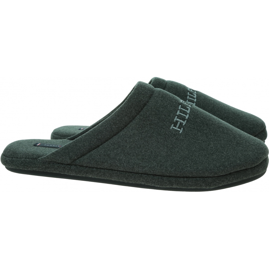 Kapcie TOMMY HILFIGER Fleece Hilfiger Homeslipper FM0FM04767 BDS
