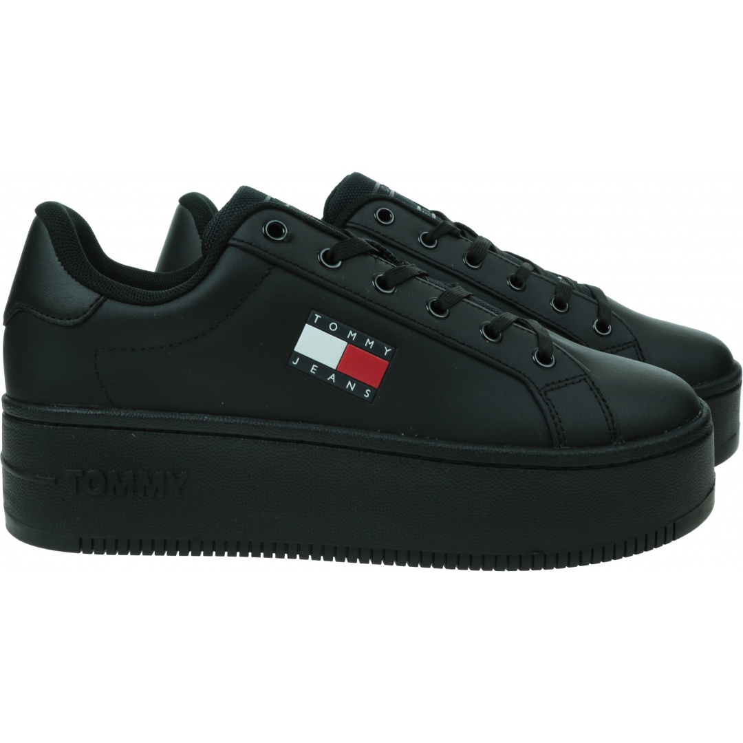 Trampki TOMMY JEANS Tjw Flatform Ess EN0EN02426 BDS