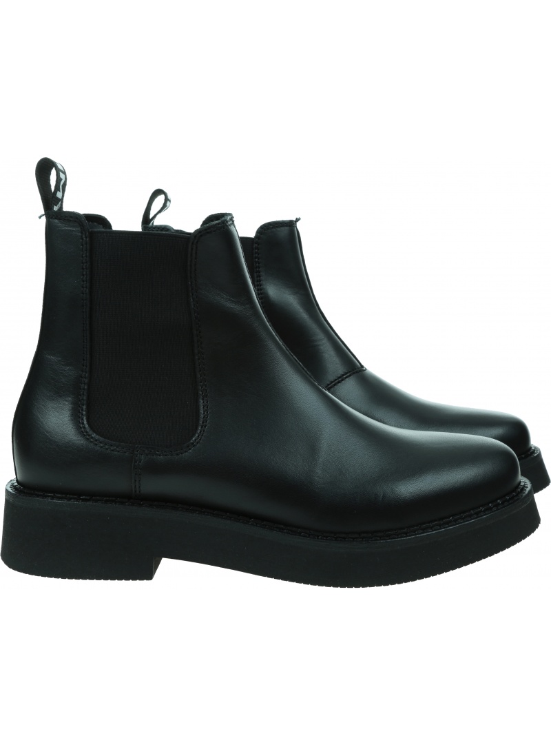 Sztyblety TOMMY JEANS Tjw Chelsea Flat Boot EN0EN02311 BDS