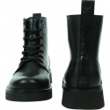 TOMMY JEANS Tjw Lace Up Flat Boot EN0EN02310 BDS 2