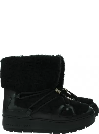 Śniegowce TOMMY HILFIGER Tommy Teddy Snowboot FW0FW07505 BDS