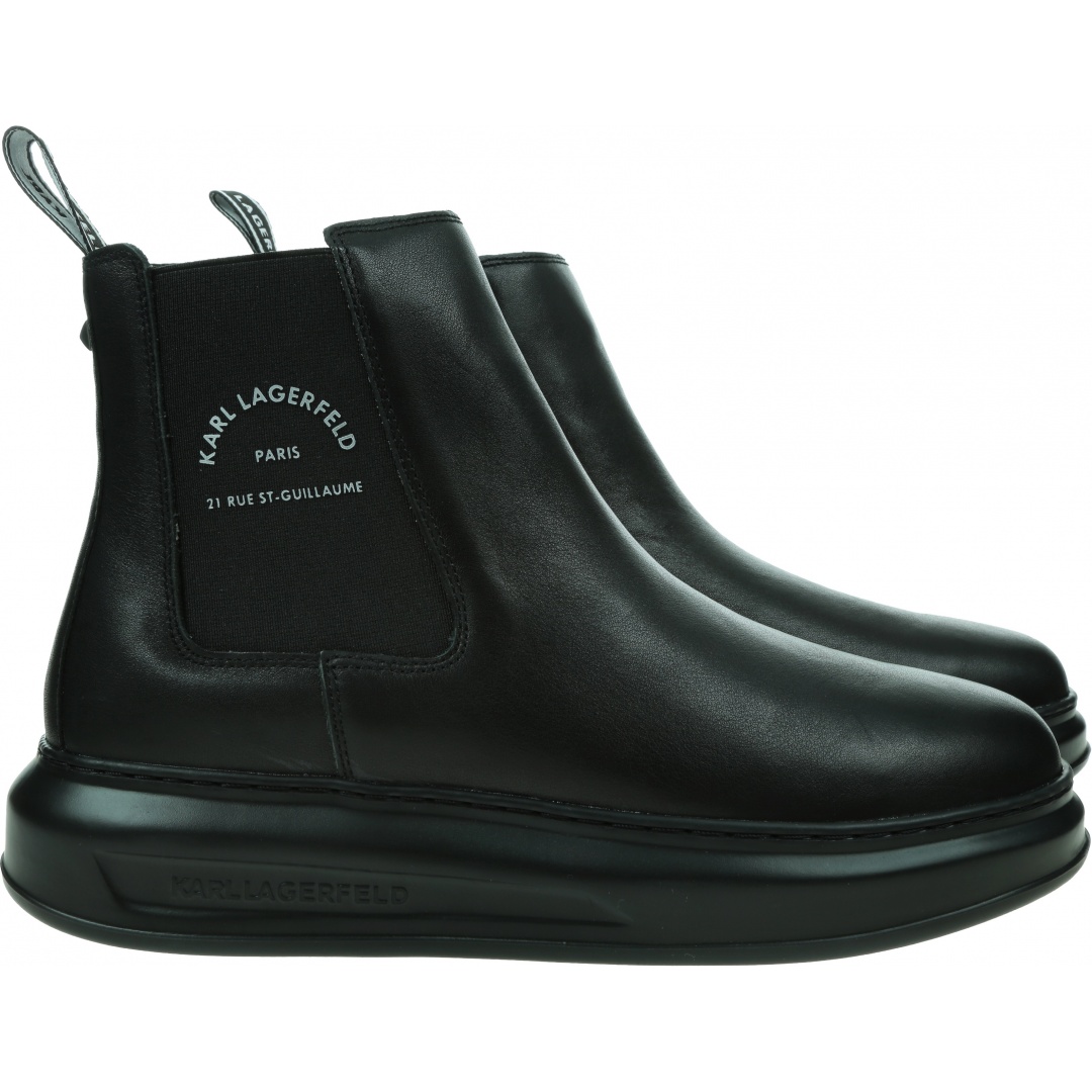 Sztyblety KARL LAGERFELD Kapri Mens Maison Gore Mid Boot KL52541 00X