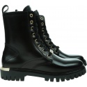 Botki TOMMY HILFIGER Polished Leather Lace Up Boot FW0FW06008 BDS