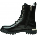 Botki TOMMY HILFIGER Polished Leather Lace Up Boot FW0FW06008 BDS