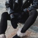 Skórzane Rękawiczki EMU AUSTRALIA Nicki Mittens EMW7012 Black