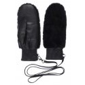 Skórzane Rękawiczki EMU AUSTRALIA Nicki Mittens EMW7012 Black