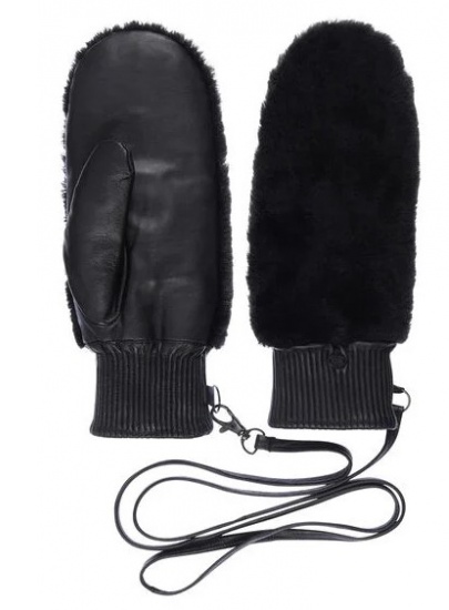 Skórzane Rękawiczki EMU AUSTRALIA Nicki Mittens EMW7012 Black