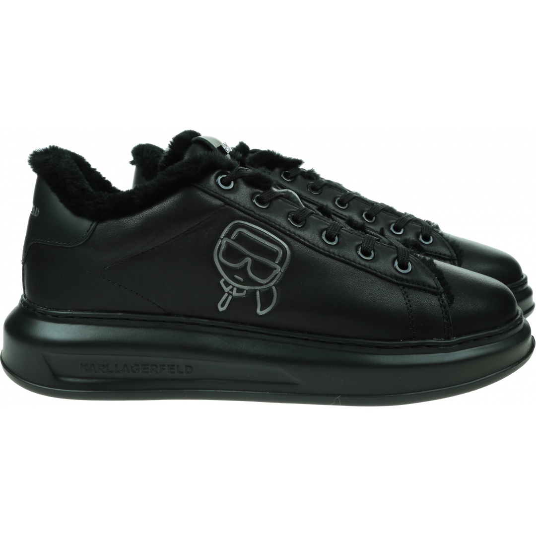 Ocieplane Sneakersy KARL LAGERFELD Kapri Mens Plexikonic Lo Lined KL52534