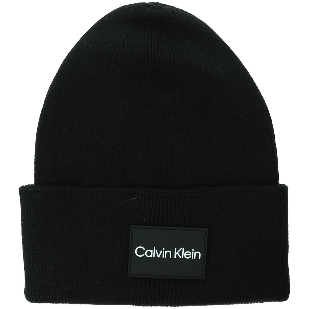 Czapka Zimowa CALVIN KLEIN Fine Cotton Rib Beanie K50K510986 BAX