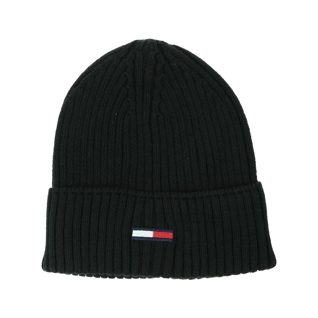 Czapka Zimowa TOMMY JEANS Tjm Flag Rib Beanie AM0AM11693 BDS