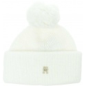 Czapka Zimowa TOMMY HILFIGER Th Evening Pompom Beanie AW0AW15390 YBH