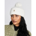 Czapka Zimowa TOMMY HILFIGER Th Evening Pompom Beanie AW0AW15390 YBH