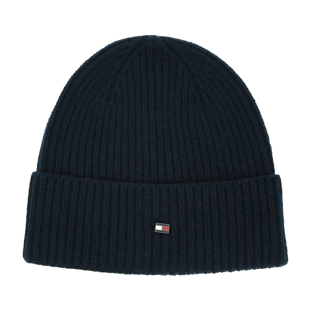 Czapka Zimowa TOMMY HILFIGER Th Cashmere Plaque Beanie AM0AM11508 DW6