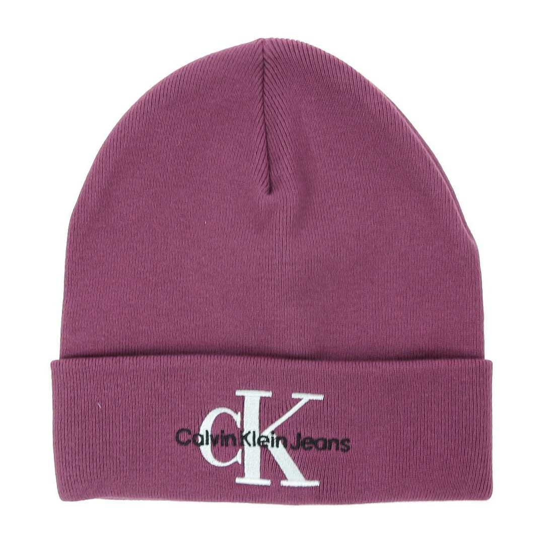 Czapka Zimowa CALVIN KLEIN JEANS Monologo Embro Beanie K50K511160 VAC