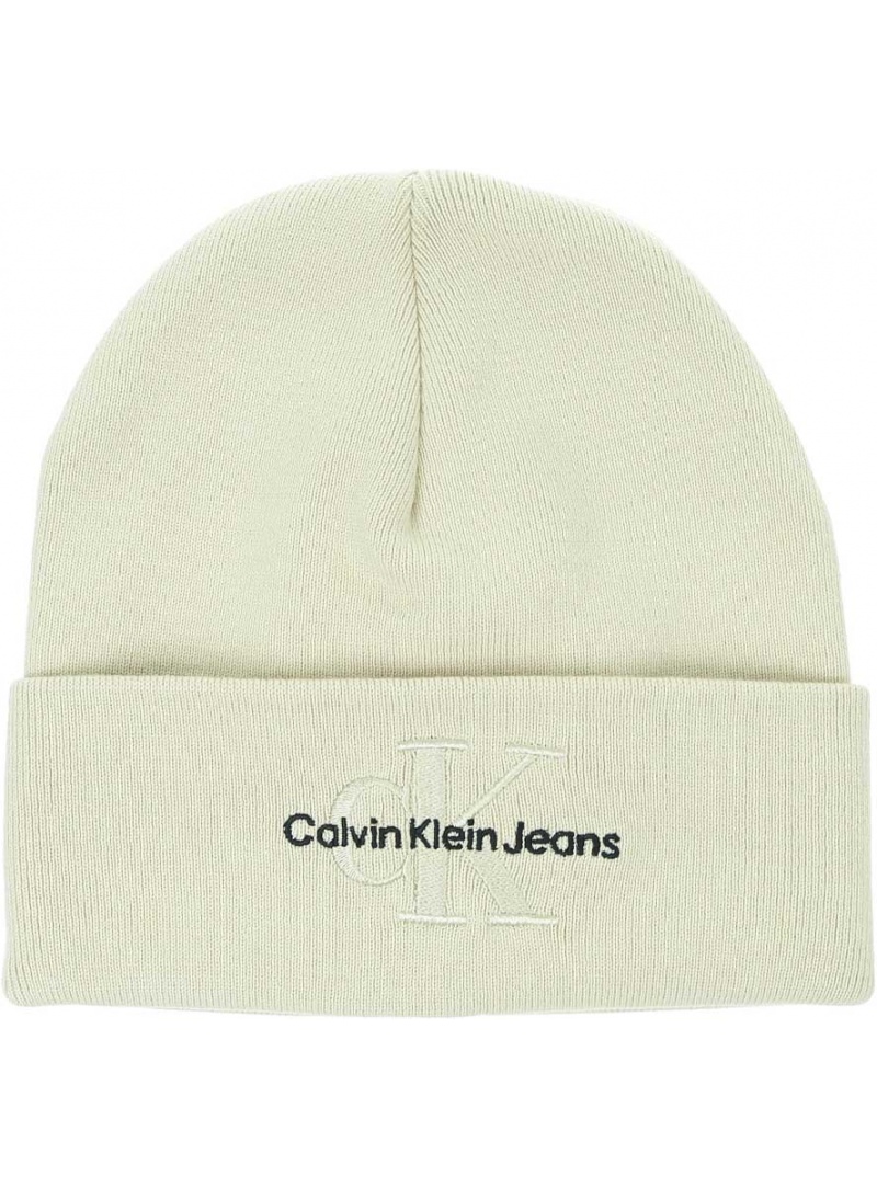 Czapka Zimowa CALVIN KLEIN JEANS Monologo Embro Beanie K60K611254 YBI