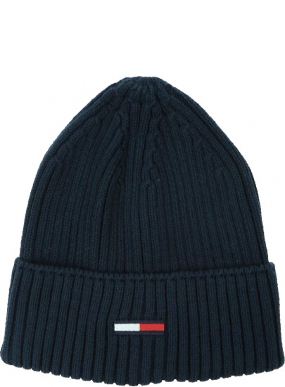 Zestaw Szalik Czapka Zimowa TOMMY JEANS Tjm Flag Beanie & Scraf AM0AM11677