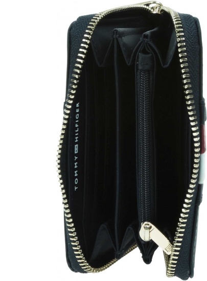 Portfel Damski TOMMY HILFIGER Poppy Med Zip AW0AW15279 DW6