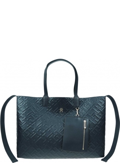 Torebka TOMMY HILFIGER Iconic Tommy Tote AW0AW15572 DW6