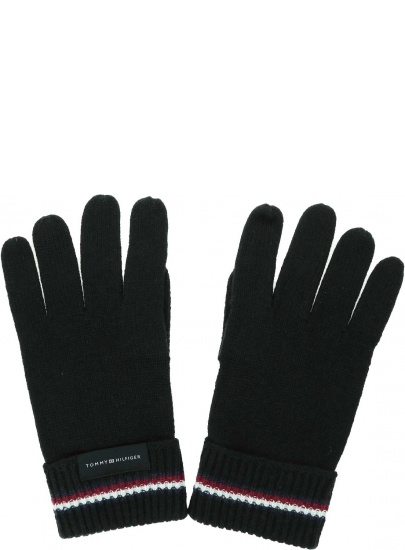 Rękawiczki Męskie TOMMY HILFIGER Corporate Knit Gloves AM0AM11488 BDS