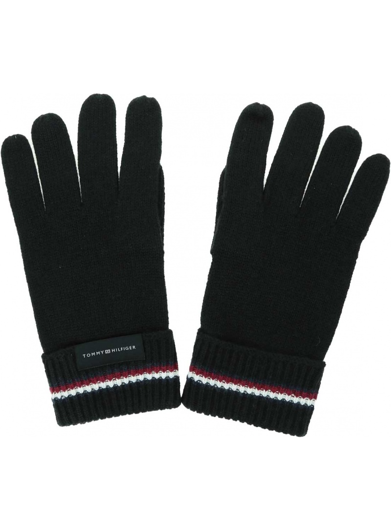 TOMMY HILFIGER Corporate Knit Gloves AM0AM11488 BDS