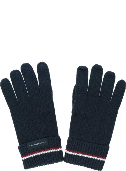 Rękawiczki Męskie TOMMY HILFIGER Corporate Knit Gloves AM0AM11488 DW6