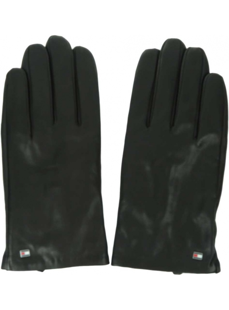 Rękawiczki Męskie TOMMY HILFIGER Essential Flag Leather Gloves AM0AM11482