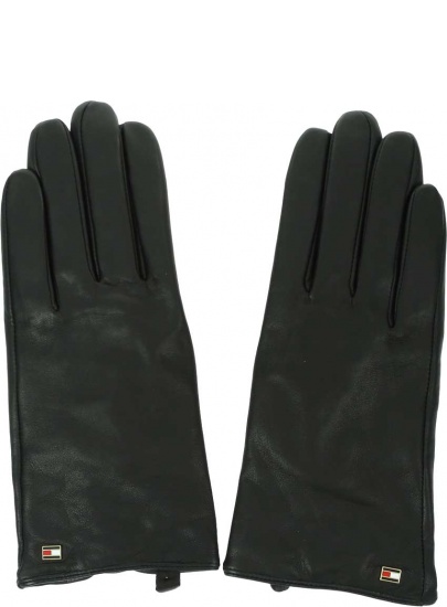 Rękawiczki Damskie TOMMY HILFIGER Essential Flag Leather Gloves AW0AW15360