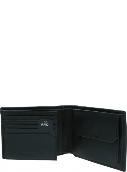 Portfel Męski CALVIN KLEIN Minimalism Trifold 10Cc W/Coin K50K510902 01O