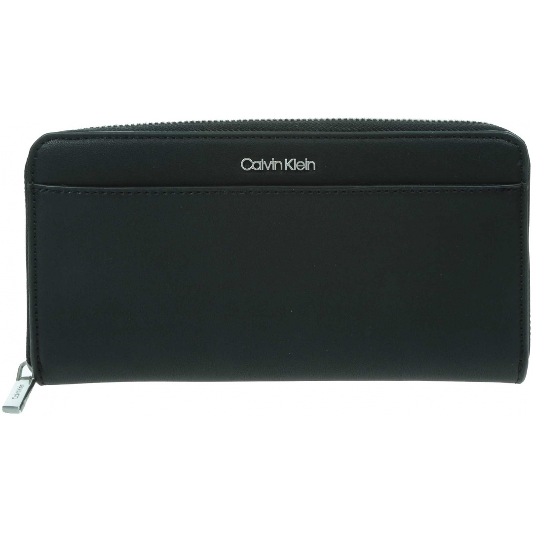 Duży Portfel Damski CALVIN KLEIN Ck Must Lg Z/A Wallet W/Slip K60K610949