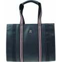 Torebka TOMMY HILFIGER Th Identity Med Tote Corp AW0AW15882 0GY