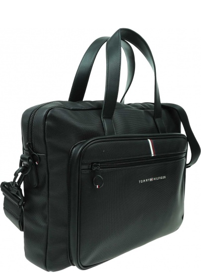 Torba na Laptopa TOMMY HILFIGER Th Essential Pique Computer Bag AM0AM11542