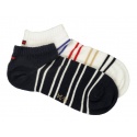 Skarpetki Dziecięce TOMMY HILFIGER Th Kids Sneaker 2P Sport Stripe