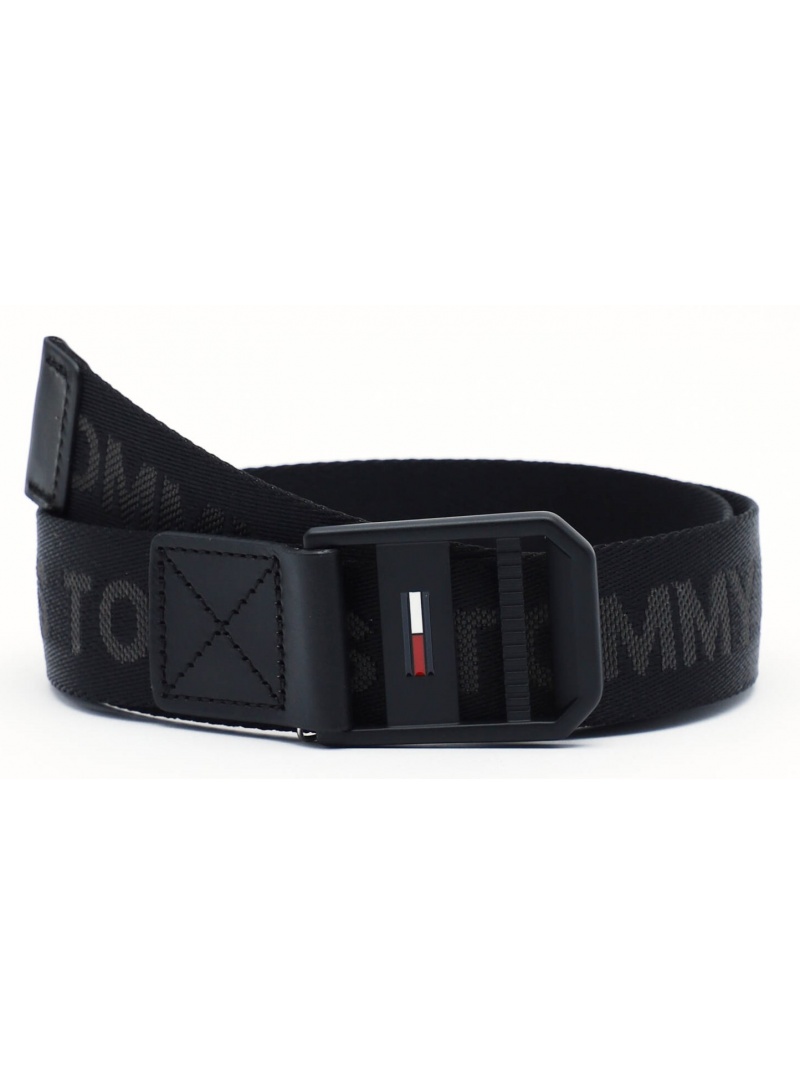 Pasek Męski TOMMY JEANS Tjm Essential Webbing 3.5 AM0AM08215 BDS