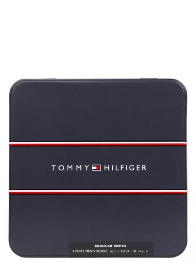 Zestaw Skarpetki Męskie TOMMY HILFIGER 701222193 001 Th Men Sock 4P Tin