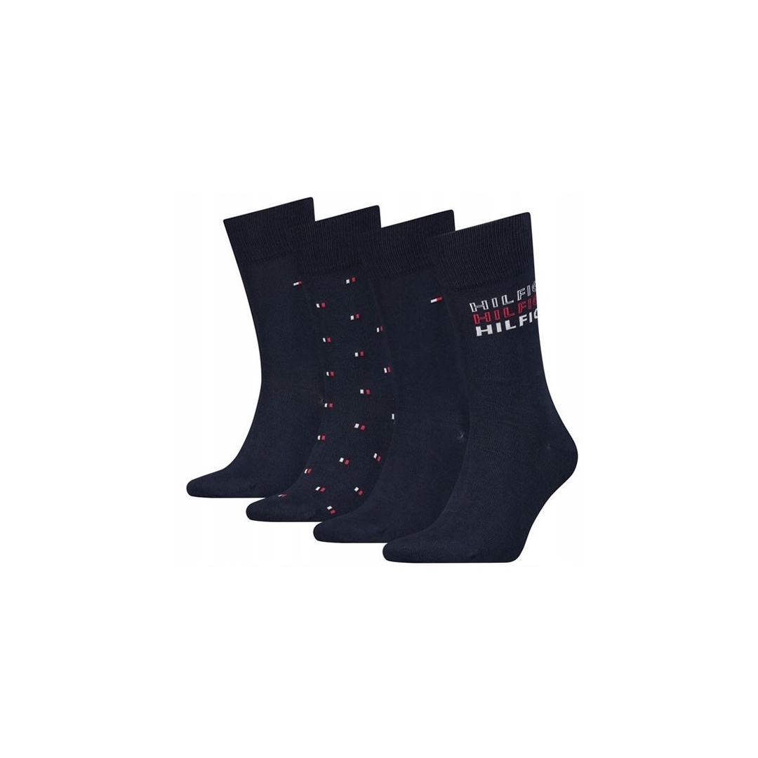 Zestaw Skarpetki Męskie TOMMY HILFIGER 701222193 001 Th Men Sock 4P Tin