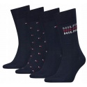 TOMMY HILFIGER 701222193 001 Th Men Sock 4P Tin Giftbox 1